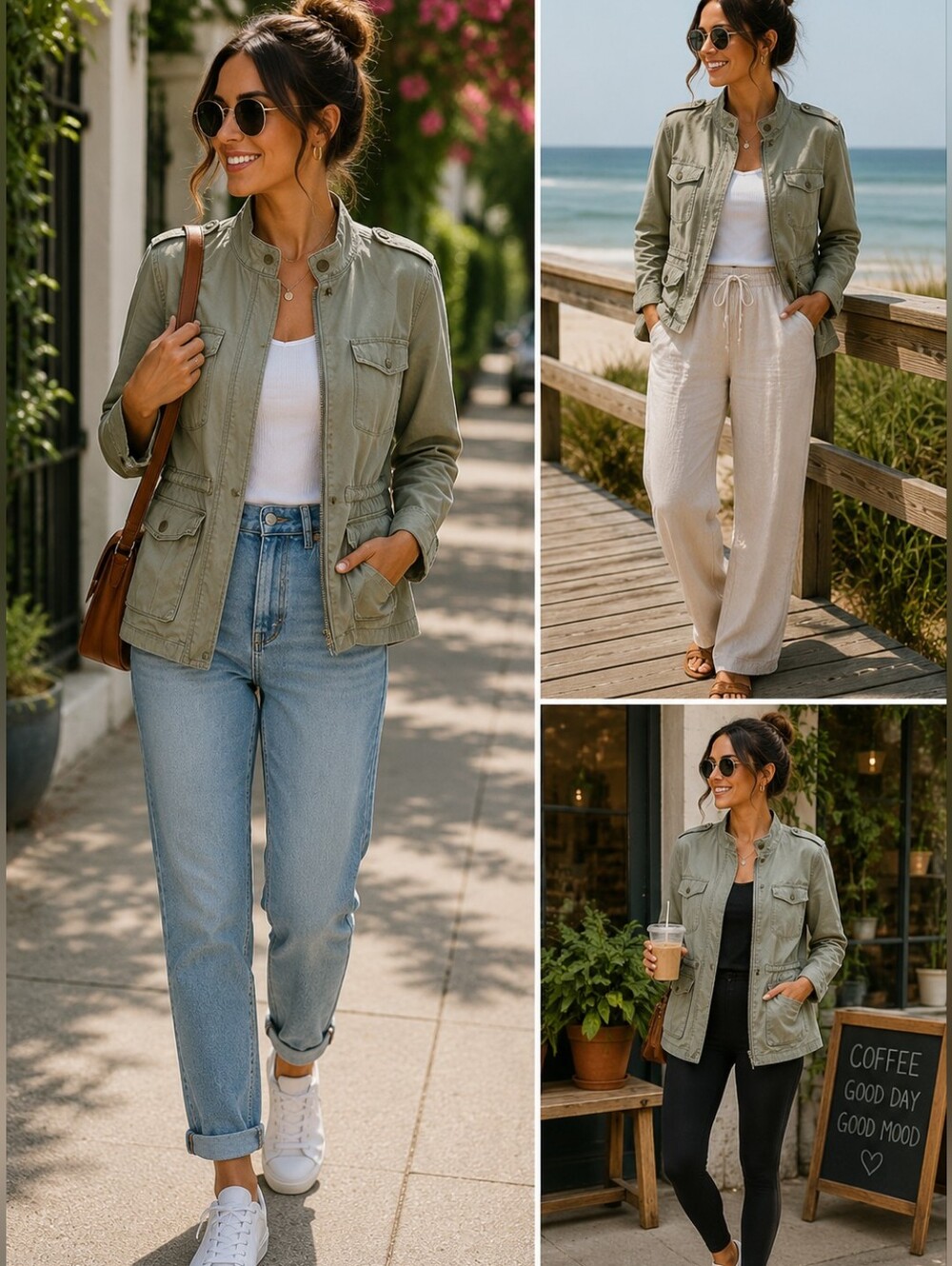 NORDSTROM ARMY UTILITY JACKET